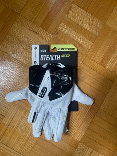 White Adult XL Gloves (New)