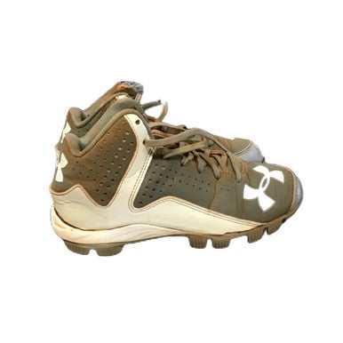 Used Under Armour 1250081-021 BB/SB Cleats Grey Junior 03 11730-S000066684