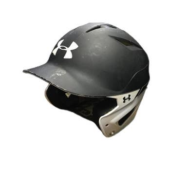 Used Under Armour UABH2-100 Batting Helmet No Mask Black One Size 11730-S000066753