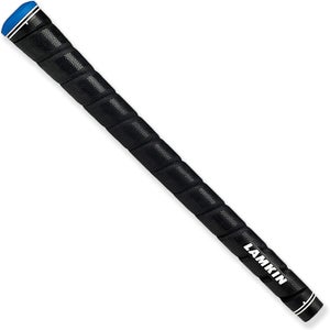 Lamkin Sonar+ Wrap Golf Grip (Black/Blue, Standard+) 60R 53g NEW