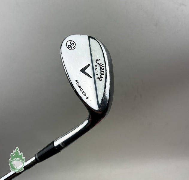 Used Right Handed Callaway Forged+ 56-12* Wedge Flex Steel Golf Club