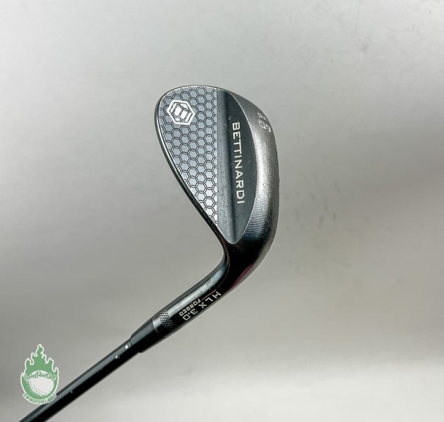 Used RH Bettinardi HLX 3.0 Forged Black C Grind Wedge 60*-08 Stiff Steel Golf