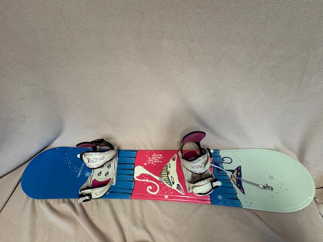 LTD 142cm Meow Snowboard All Mountain With Bindings (Used)
