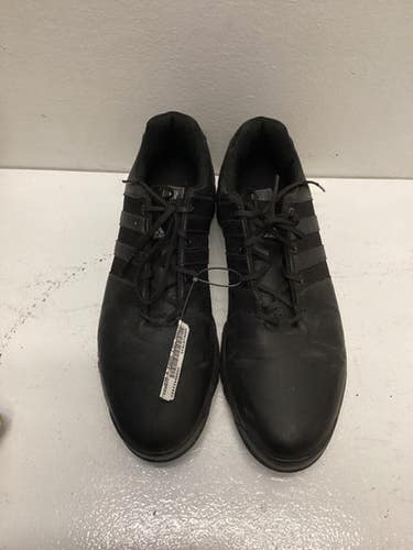 Used Adidas Mens Golf Shoes Black Senior 9 11443-S000197615