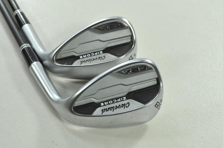 Cleveland CBX Zipcore 54*, 58* Wedge Set RH Catalyst Spinner 80 Graphite #202328
