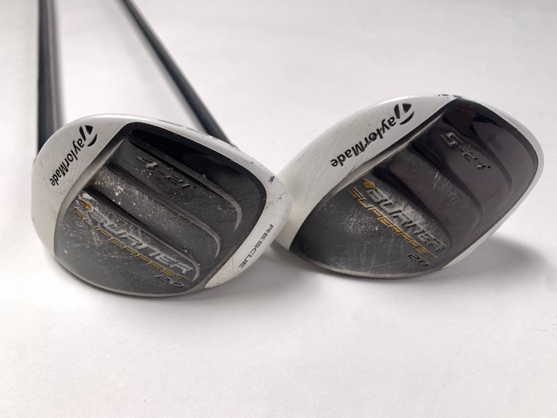 TaylorMade Burner Superfast 2.0 4 & 5 Hybrid Set 21* 25* REAX Regular Mens RH