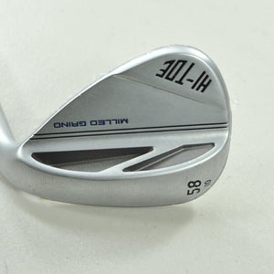 TaylorMade Milled Grind 3 Hi-Toe Chrome 58*-10 Wedge Right KBS Steel # 202429