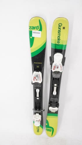 Blizzard Gunsmoke Jr. Twin Tip Kids Skis with Bindings - 99 cm Used