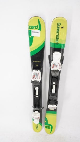Blizzard Gunsmoke Jr. Twin Tip Kids Skis with Bindings - 99 cm Used