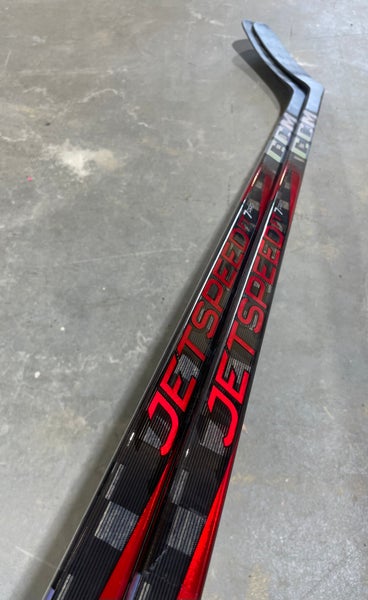 CCM JETSPEED FT7 PRO 2 PACK Pro Stock Hockey Stick Grip P88M 80 Flex Left 6661