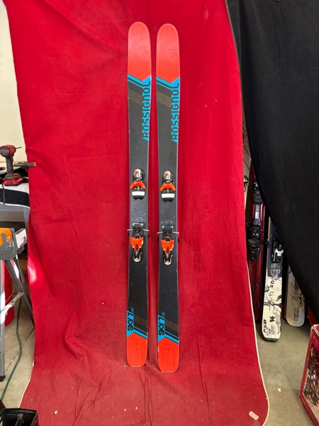 Skis: Rossignol Sky 7 HD Skis. 188cm
Bindings: Look
Binding Range: 285-326mm
All Mountain, 100 under