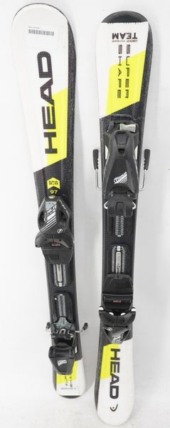 Head SuperShape Team Era 2.0 Kids Skis with Bindings - 97 cm Used