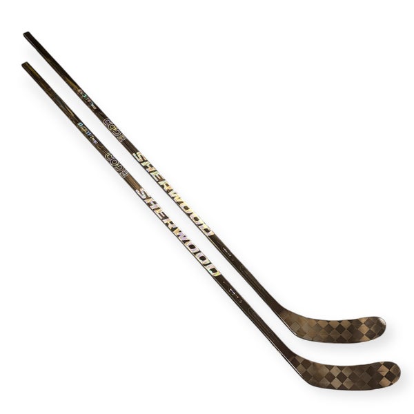 2 Pack - Sher-Wood Code Encrypt Pro Left Hand 65 Flex Hockey Stick P28M Pro Stock (New)