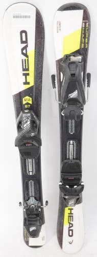 Head SuperShape Team Era 2.0 Kids Skis with Bindings - 87 cm Used