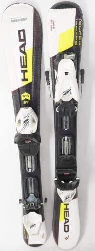 Head SuperShape Team Era 2.0 Kids Skis with Bindings - 87 cm Used