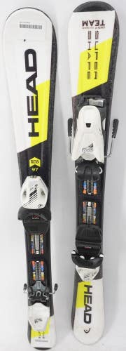 Head SuperShape Team Era 2.0 Kids Skis with Bindings - 97 cm Used