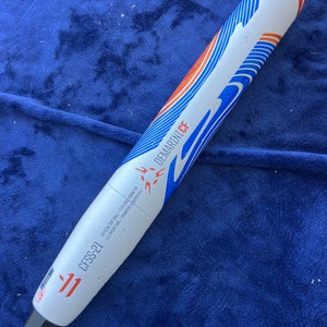 White 2021 DeMarini CF Composite Bat (-11) Composite 19 oz 30" (Used)