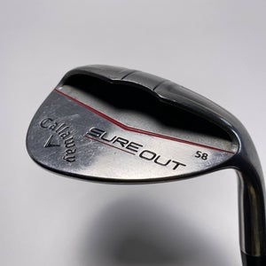 Callaway Sure Out Lob Wedge LW 58* KBS 90g Wedge Steel Mens RH