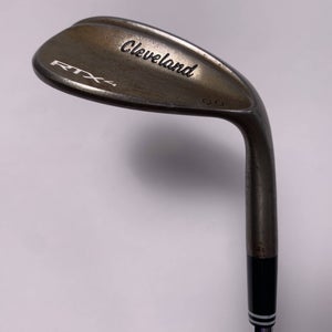 Cleveland RTX 4 Tour Raw Lob Wedge LW 60* 9 DG S400 Stiff Steel Mens RH