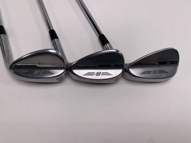 Titleist Vokey SM10 Tour Chrome Wedge Set 52* 8 | 56* 12 | 60* 8 Wedge Mens RH