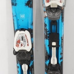 Blizzard GunSmoke Jr. Twin Tip Skis with Bindings - 119 cm Used