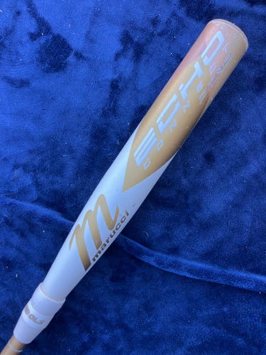 White 2023 Marucci Echo Connect DMND Hybrid Bat (-11) Hybrid 17 oz 28" (Used)