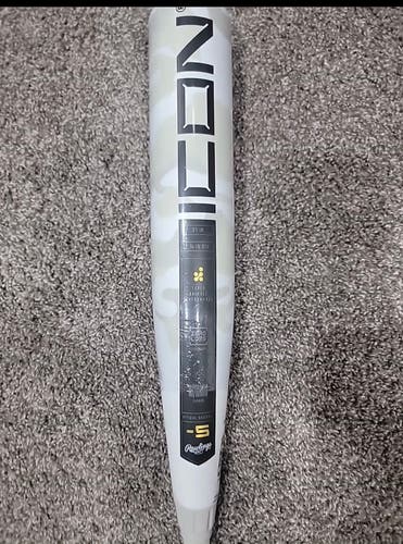 2025 Rawlings Icon Composite USSSA Certified Bat (-5) 26 oz 31" (Used)