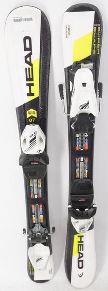 Head SuperShape Team Era 2.0 Kids Skis with Bindings - 87 cm Used