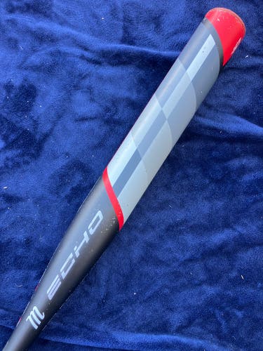 Black 2020 Marucci Echo Composite Bat (-10) Composite 23 oz 33" (Used)