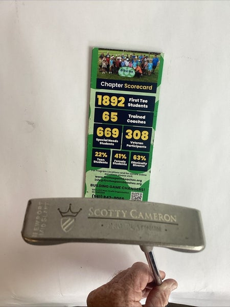 Titleist Scotty Cameron Pro Platinum Newport Mid Slant Putter 35