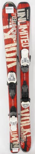 Volkl Unlimited Jr. Kids Skis with Bindings - 130 cm Used