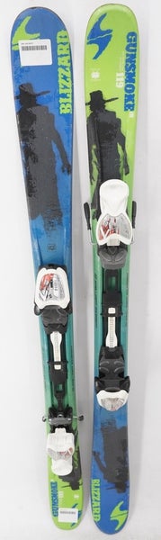 Blizzard GunSmoke Jr. Twin Tip Skis with Bindings - 119 cm Used