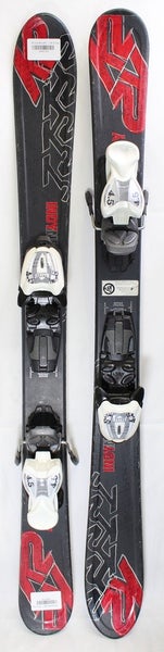 K2 Indy Kids Skis with Bindings - 100 cm Used