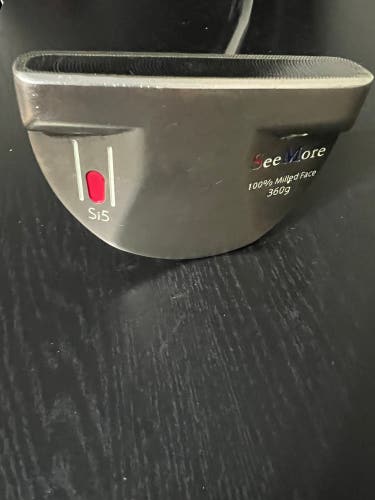 SeeMore Si5 Putter RH Milled Face Mallet 33" 360g Offset SuperStroke Flatso 1.0