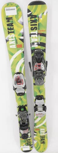 Axis Team Synflex Kids Skis with Bindings - 100 cm Used