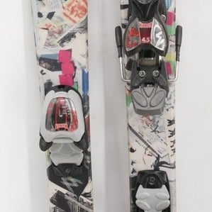 Volkl Bridge Twin Tip Kids Skis with Bindings - 118 cm Used