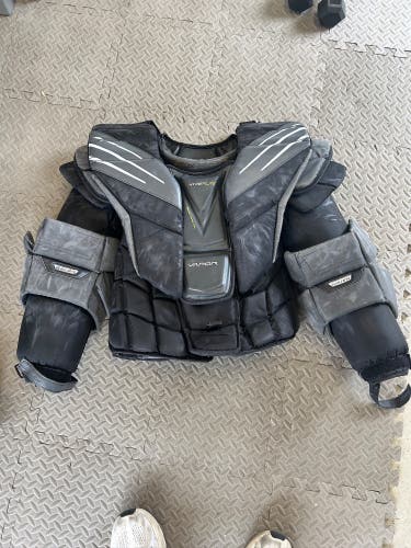 Large Bauer Hyperlite Goalie Chest Protector Pro Stock (Used)