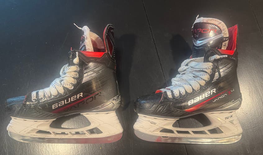 BAUER VAPOR X4 SKATE INTERMEDIATE - 6.5 - FIT 1 with BladeTech Steel