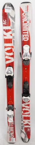 Volkl Unlimited AC Kids Skis with Bindings - 130 cm Used