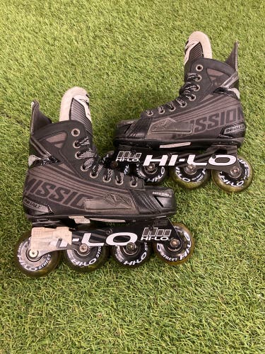 Senior Mission Inhaler DS7 Inline Skates Wide Width Size 1 (Used)