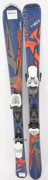 Nordica Team Fire Arrow Kids Skis with Bindings - 120 cm Used