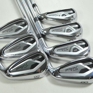 Titleist T300 2021 5-PW,48* Iron Set Stiff Flex Right AMT Red S300 Steel #202356