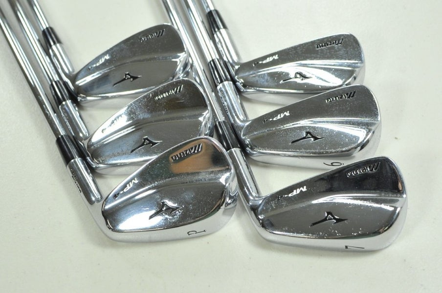 Mizuno MP-4 5-PW Iron Set Regular Flex Right DG R300 Steel VGC!  # 202324