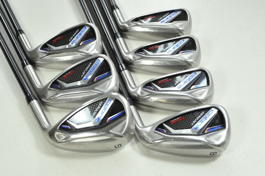 Cobra Aerojet One Length 5-PW,GW Iron Set Senior Flex RH KBS PGI 65g  # 202053
