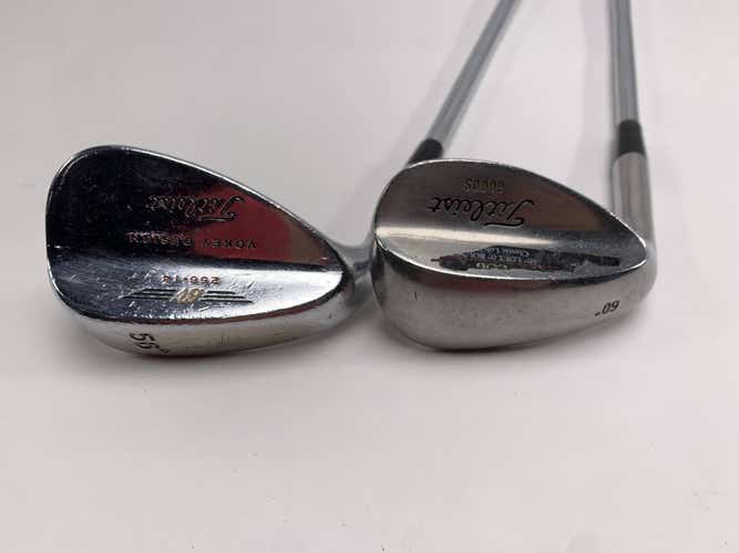 Titleist Vokey Chrome 200 Wedge Set 56* 14 60* Dynamic Gold Wedge Steel Mens LH