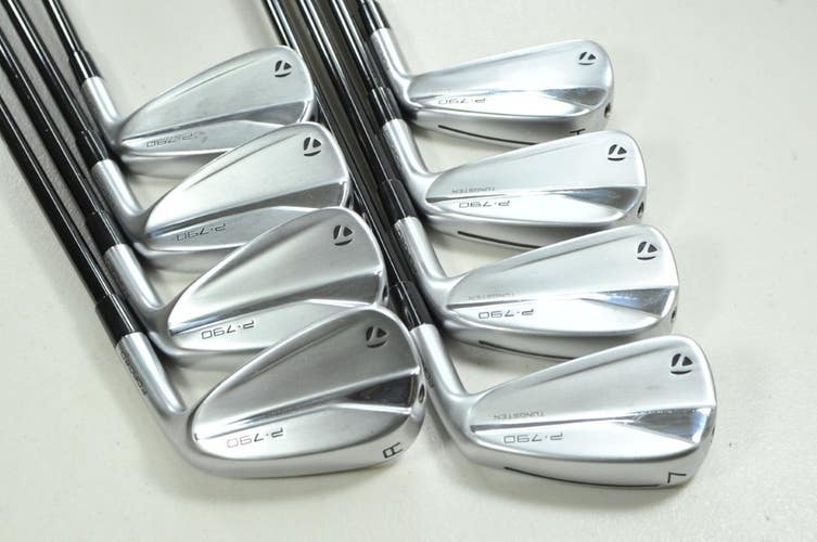 TaylorMade P790 2021 4-PW,AW Iron Set Stiff Flex Right MMT 75g Graphite # 202424