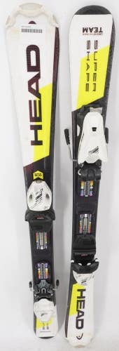 Head SuperShape Team Era 2.0 Kids Skis with Bindings - 107 cm Used