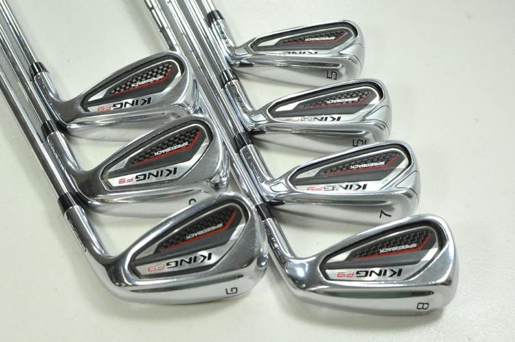 Cobra King F9 Speedback 5-PW,GW Iron Set Stiff RH KBS Tour-V 90 Graphite #202049