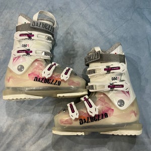 Mondo 22 & 22.5 Kid's Dalbello Gaia 4 All Mountain Ski Boots Soft Flex (Used)