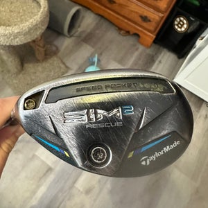 Men's TaylorMade SIM 2 Left Hand Hybrid Stiff Flex 3H (Used)